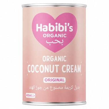 Habibi&rsquo;s Organic Coconut Cream Original, 400ml