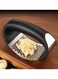 Steel Garlic Press Rocker Set - Premium Garlic Mincer Garlic Crusher - New Innovative Garlic Crusher with Peeler and Scraper - Comfortable Grip