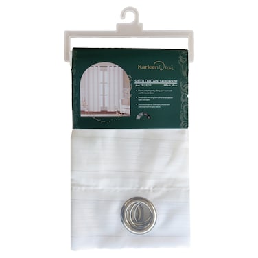 Karleen Decor Sheer Curtain, 140x240cm, Assorted