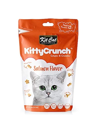 Kit Cat Kitty Crunch Salmon Flavor Treat 60g, KC9620