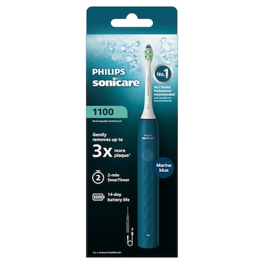 Philips Sonicare 1100 Rechargeable Electric Toothbrush, Marine Blue