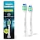 Philips Sonicare InterCare Electric Toothbrush Replacement Brush Heads, White, Pack of 2