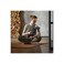 Foldable Massage Gun with Long Handle, 9 Speeds, 10 Heads, Heat &amp; Cold - Black