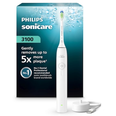 Philips Sonicare 3100 Series Electric Sonic Toothbrush, White