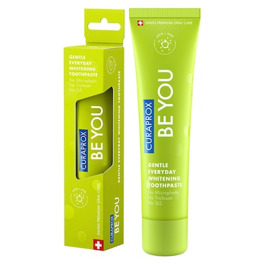 Curaprox Be You Green Gentle Everyday Whitening Toothpaste Apple Plus Aloe, 60ml