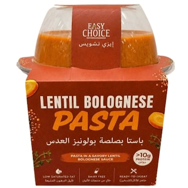 Easy Choice Lentil Bolognese Pasta