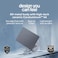 ASUS Zenbook 14 OLED Laptop with Snapdragon X Processor, 16 GB RAM, 512 GB SSD, 14-Inch FHD+ OLED Display, Windows 11, Silver