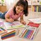 Nataraj Arteezi Round Paint Brush Set, Assorted Sizes and Colors, 7 PCS