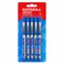Nataraj GripWrite Ballpoint Pens, Blue, 0.7mm, 5 PCS
