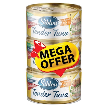 Siblou Tender Tuna in Vegetable Oil, 480g