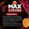 Walkers MAX Strong Hot Chicken Wings Flavour Ridged Potato Crisps, 150g