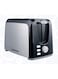 Nikai NBT555S1 2-Slice Bread Toaster, 750W with Reheat, Defrost Functions, and Removable Drip Tray - Black