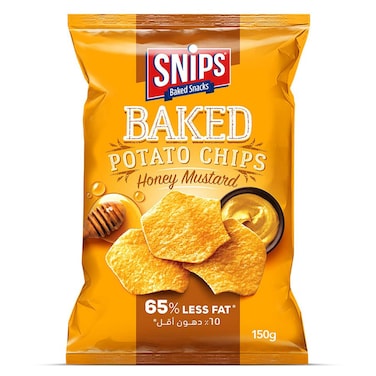 Snips Baked Potato Chips Honey Mustard Flavor, 150g