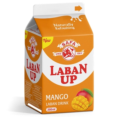 Safa Laban Up Mango Laban Drink, 200ml