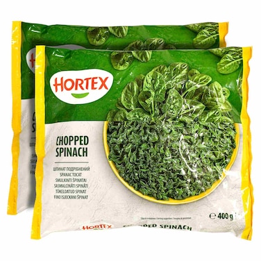 Hortex Chopped Spinach, 400g, Pack of 2