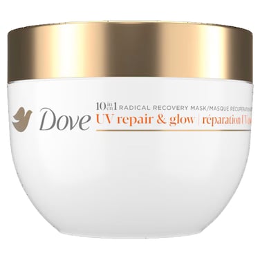 Dove 10-in-1 UV Repair and Glow Radical Recovery Hair Mask, 265ml