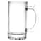 Clear Glass Drinking Mug with Handle, 447ml