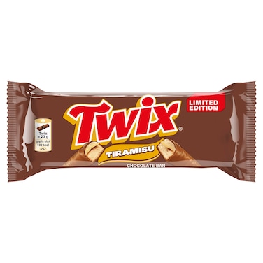 Twix Tiramisu Twin Chocolate Bar, 46g