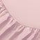 CANNON Double Fitted Sheet, 144 Thread Count, 100% Cotton, 150x200x30cm, Blush Pink