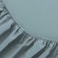 CANNON Double Fitted Sheet, 144 Thread Count, 100% Cotton, 150x200x30cm, Grey
