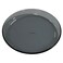 Borosil Aura Glass Side Plate, Grey, 7.5-Inch