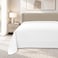 CASA Double Flat Sheet, 144 Thread Count, 50% Cotton 50% Polyester, 206x250cm, White