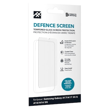 iFROGZ Defence Screen Tempered Glass Screen Protector for Samsung Galaxy A17 / A17 5G / A16 / A16 5G