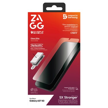 ZAGG Glass Elite Screen Protector for Samsung Galaxy A37, Clear