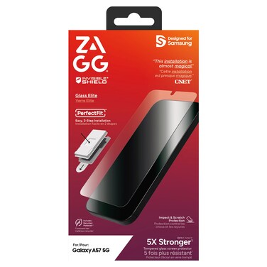 ZAGG Glass Elite Screen Protector for Samsung Galaxy A57, Clear