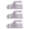 Big Teeth Adhesive Hooks, 2.5x4.5cm, Clear, 3 PCS