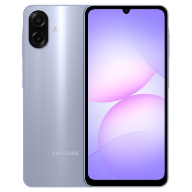 Samsung Galaxy A07s Dual SIM 4G Smartphone, 4GB RAM, 64GB Storage, Violet