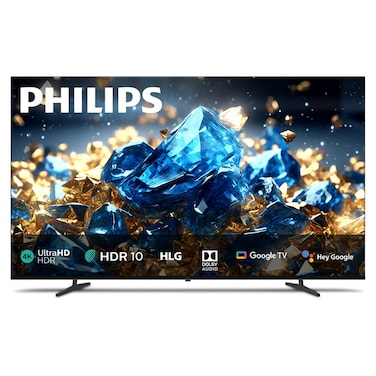 فيليبس تلفاز 65 بوصة بدقة 4K فائقة الوضوح بتقنية إل إي دي الذكية ونظام غوغل تي في 65PUT7390/56 - أسود
