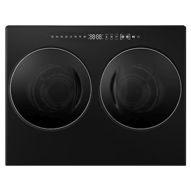 Hisense Dual-Drum Mini Front Load Washing Machine, 1kg, WM20U305DBAAE, Black