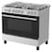 Hisense HFG90335RX02 Freestanding Gas Cooker, 90x60cm, Stainless Steel