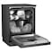 Hisense HS643A90BME Freestanding Dishwasher, 15 Place Settings, Black