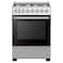 Hisense HFG60332RX Freestanding Gas Cooker, 60x60cm, Stainless Steel