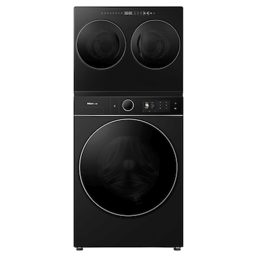 Hisense X-Master Front Load Washer and Dual Dryer Laundry System, 13kg Washer, 8kg Dryer, Black