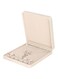 LETURE Velvet Jewelry Set Box, Velvet Gift Box for Bracelet Necklace Earring Ring (Apricot)