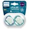 Philips Avent Ultra Air Nighttime Pacifiers 6-18 Months, Pack of 2