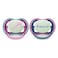 Philips Avent Ultra Air Pacifiers for Babies 6-18 Months SCF376/14, Pack of 2