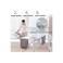 18 Bars Heated Clothes Airer, Low Energy Indoor Electric Clothes Airer Dryer with Foldable Wings.