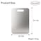 Feelings Stainless Steel Cutting Board, 34x23cm, Silver
