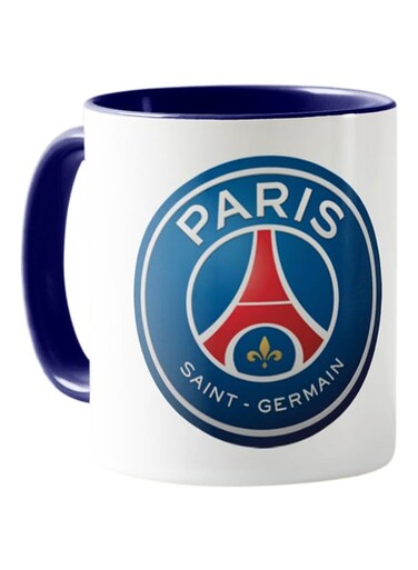 Piece Mug With Design Paris Saint Germain White &amp; Blue