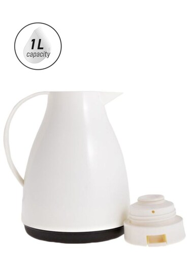 Heavy Duty Vacuum Flask 1000ml White/Black