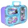 Cosmic SUS304 Stainless Steel 3-Compartment Lunch Box with Spoon and Carry Handle LB-10011, 750ml, Assorted