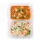 Butter Chicken Steamed Rice Peas &amp; Carrots