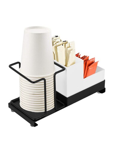 Coffee Station Organizer, Paper Coffee Cup Organizer , Kitchenware Paper Cup Dispenser, Coffee Bar Box for Milk Tea Shop Restaurant