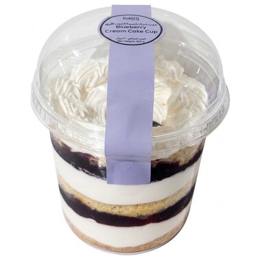 Blueberry Cream Cake Cup