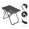 Toby's Camping Table 09 Foldable, 58x35x41cm, Black