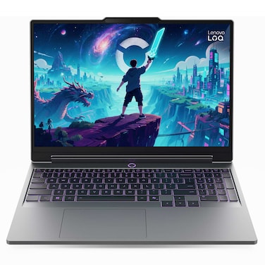 Lenovo LOQ 15IPH11 Gaming Laptop, Intel Core Ultra 7 356H, 16GB RAM, 512GB SSD, NVIDIA GeForce RTX 5060 8GB, 15.3-Inch WUXGA IPS 165Hz, Windows 11 Home, Luna Grey, 83SL000SAX